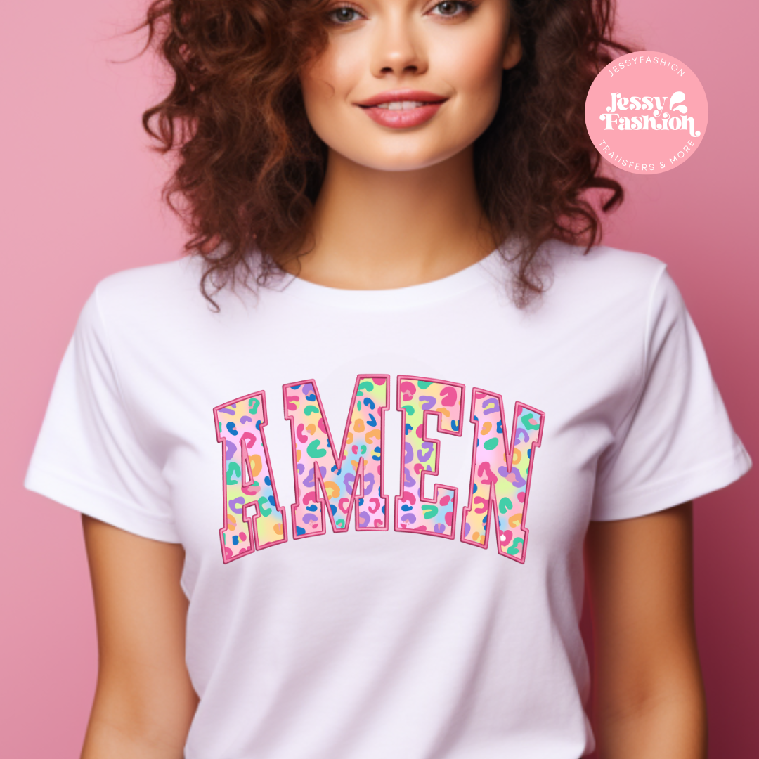 Colorful AMEN DTF transfer