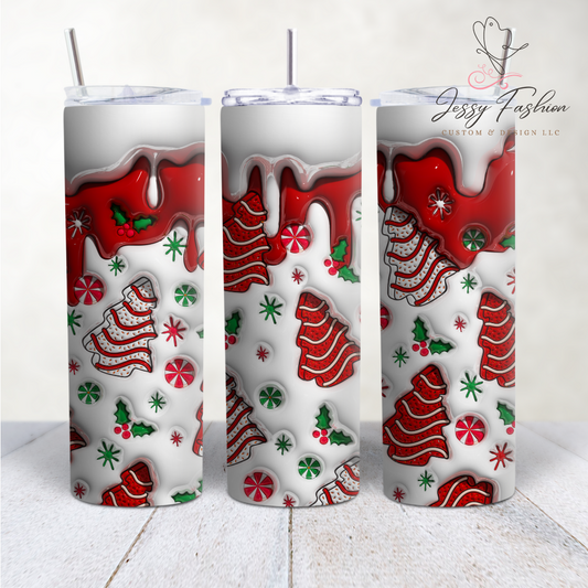 Cakes Christmas Tree sublimation transfer