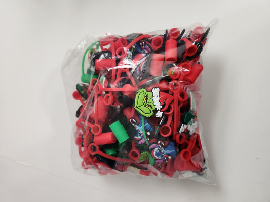 122pc Navidad Straw Covers