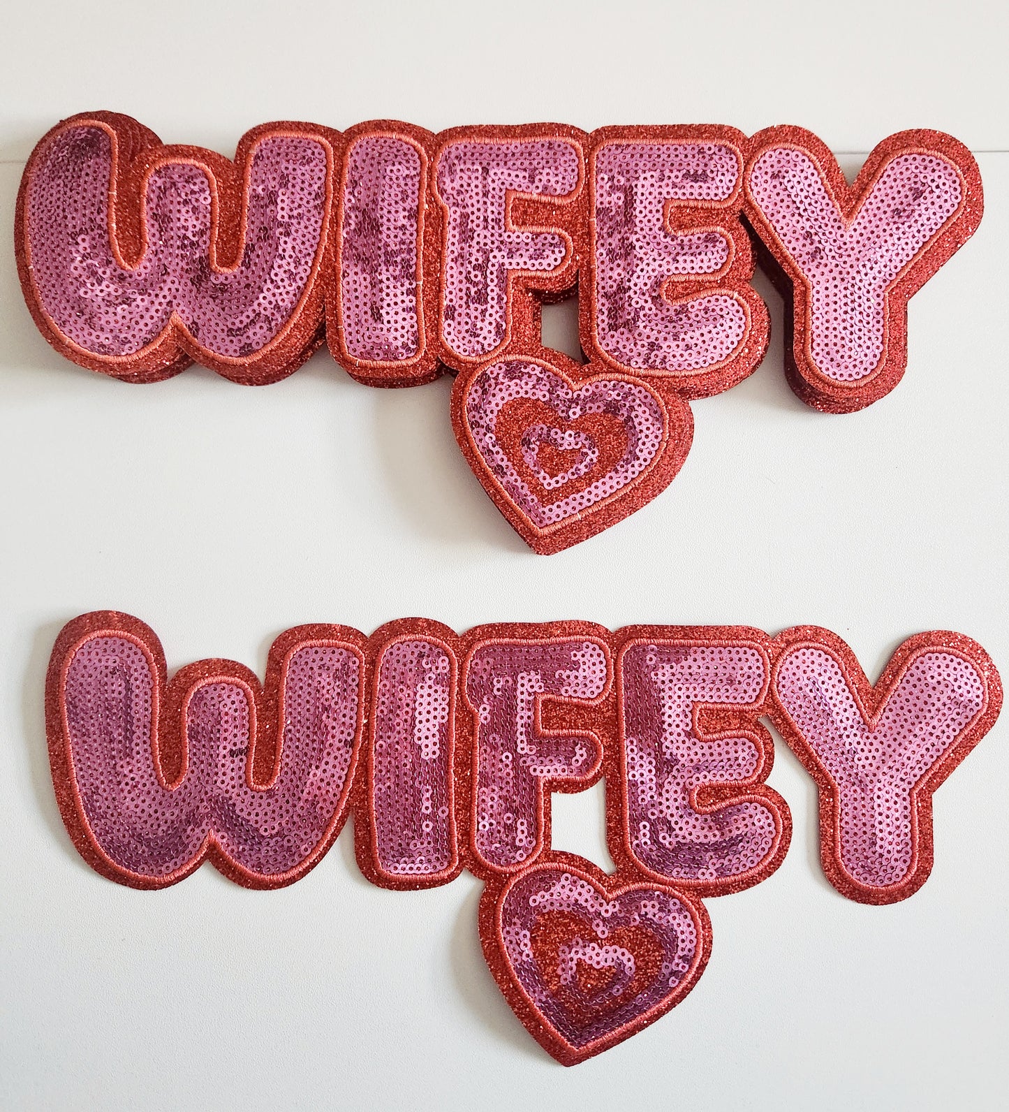 Wifey Heart Shirt patch