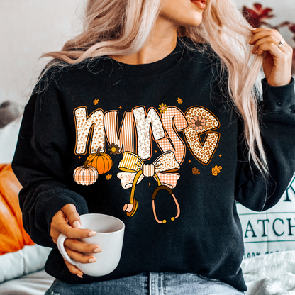 Fall Nurse DTF Shirt Transfer