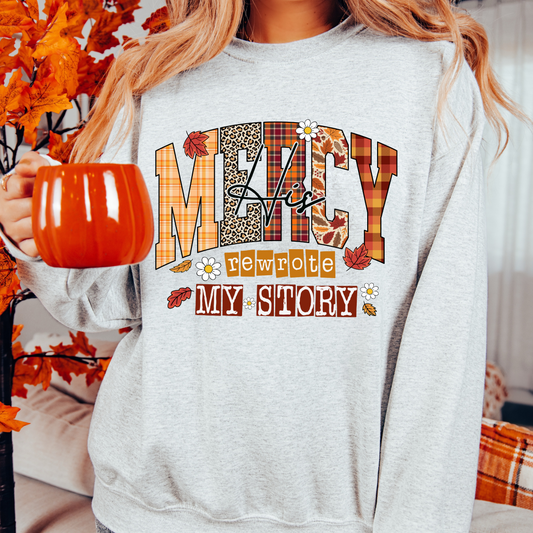 🍂 His Mercy rewrote my story DTF Shirt Transfer