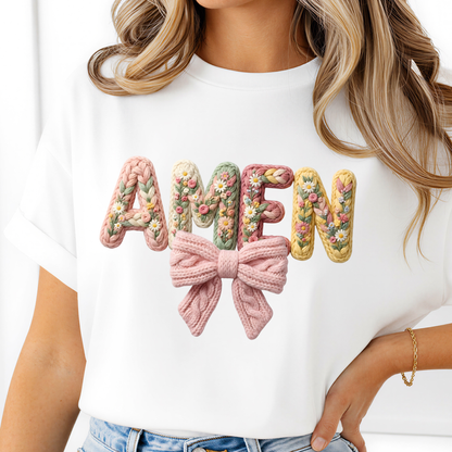 Amen Crochet Dtf Shirt Transfer