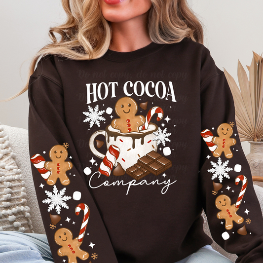 Hot Cocoa Gingermen DTF Shirt Transfer