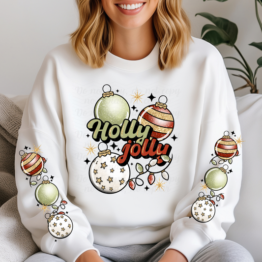 Holly Jolly DTF Shirt Transfer
