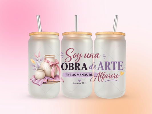 Soy una obra de arte (Nuevo) UV DTF CUP WRAP