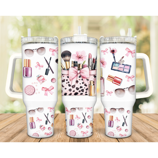 Mackeup 40oz Tumbler Uvdtf transfer