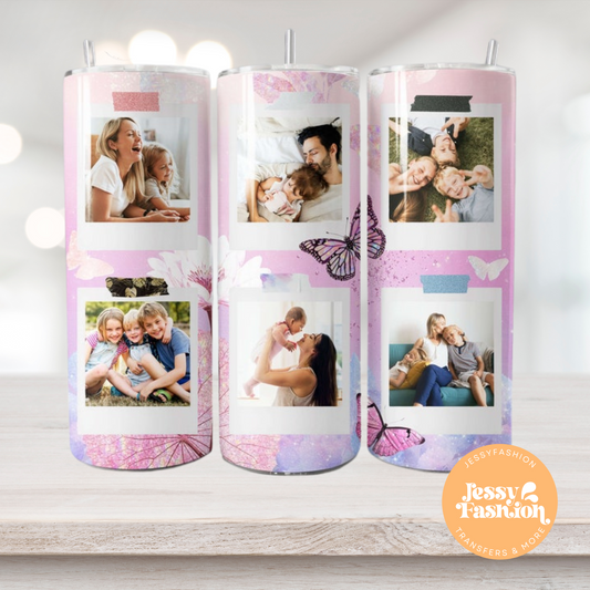 Spring Family 6 pictures customized Tumbler
