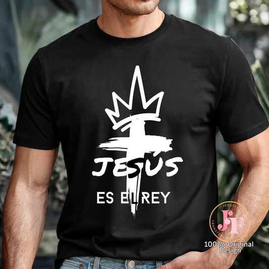 Jesus es el Rey Dtf Shirt Transfes