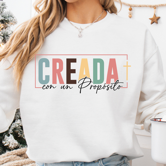 Creada con un proposito DTF Shirt Transfer