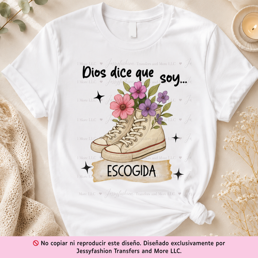 ESCOGIDA DTF Shirt transfer (PRE-ORDEN)