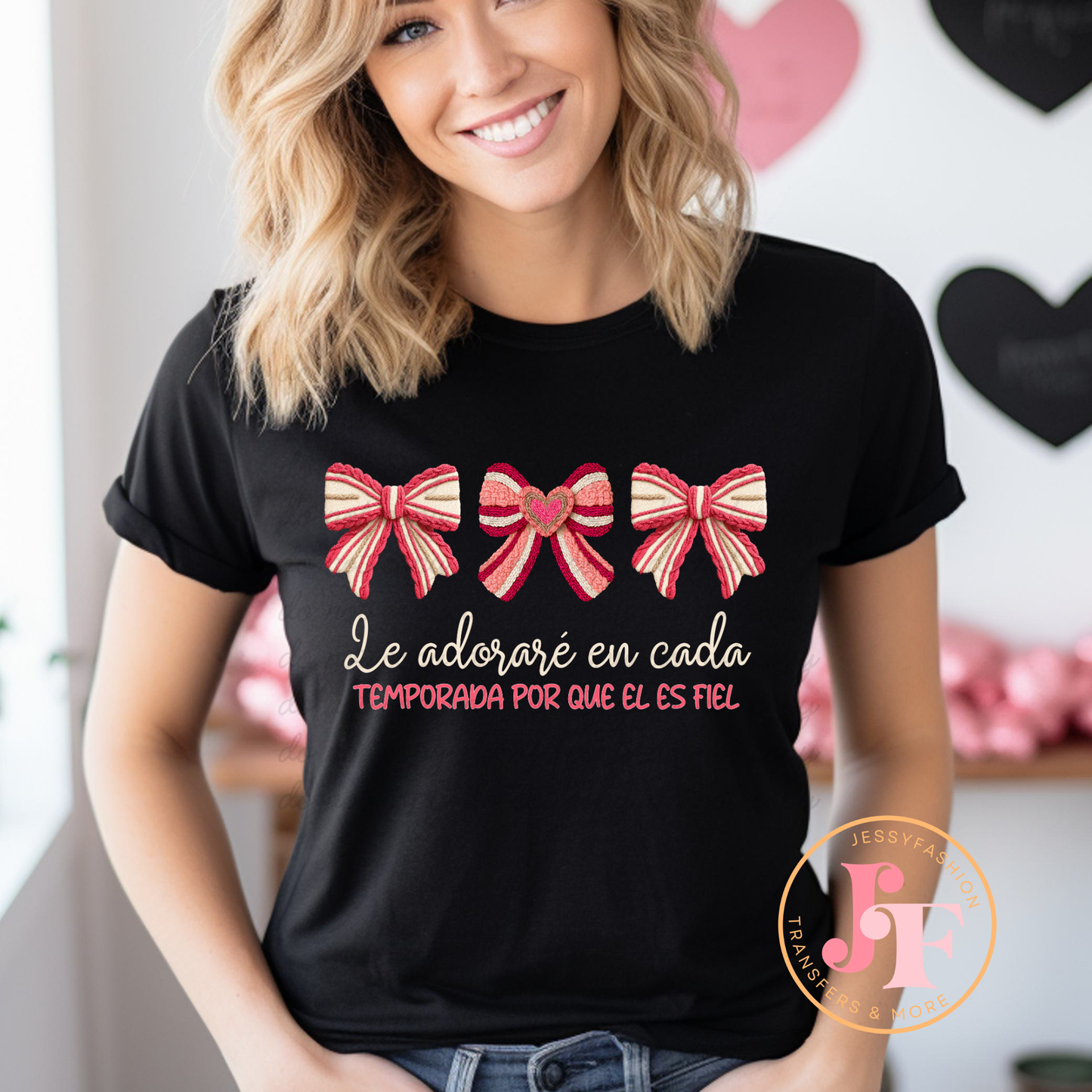 Le adoraré en cada temporada Crochet Dtf Shirt Transfer