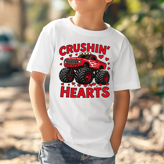 Crushin' Hearts Dtf Shirt Transfer