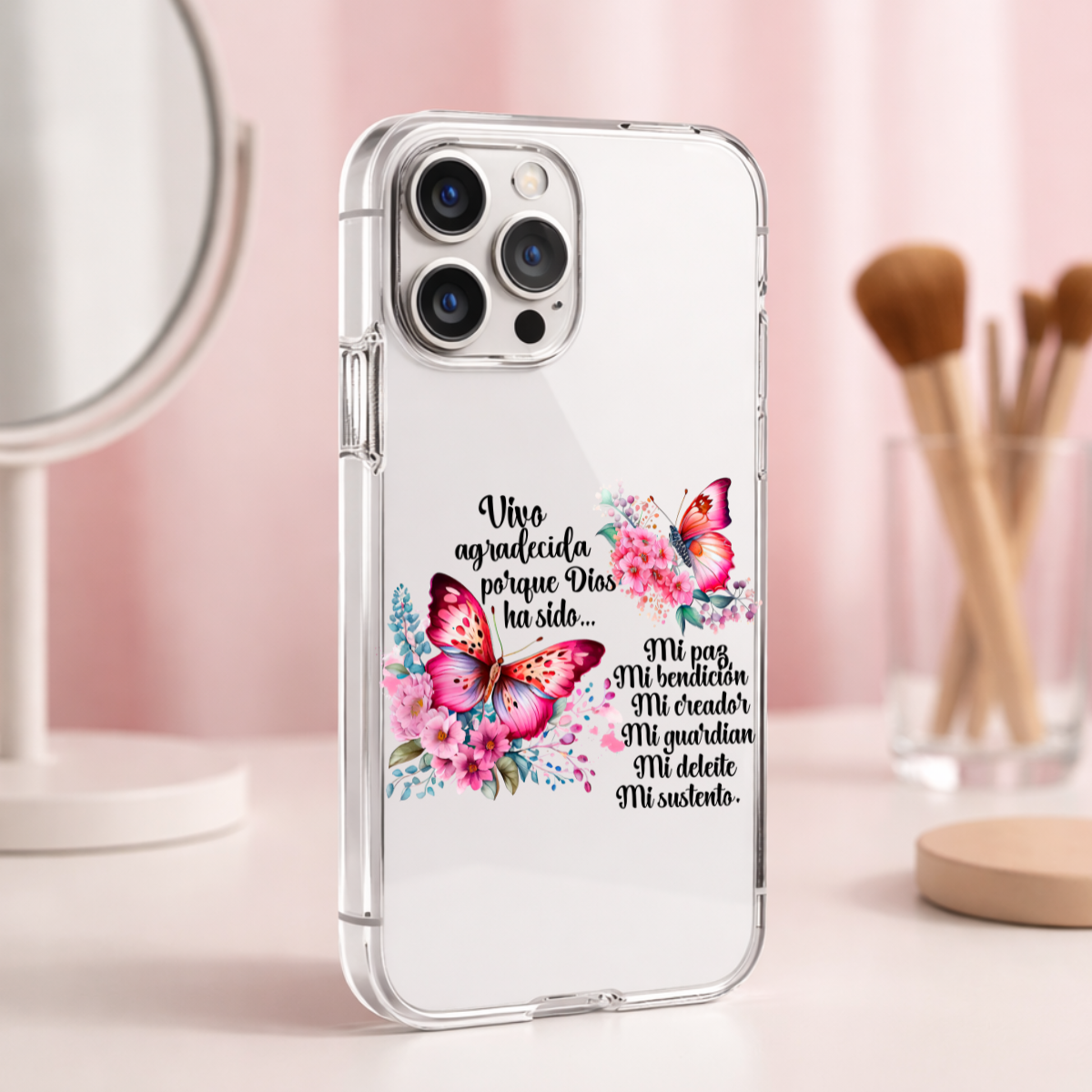 Vivo agradecida Cellphone Uv Dtf Decal