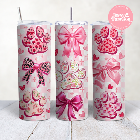 Cute Doggy Paws valentines Sublimation Transfer