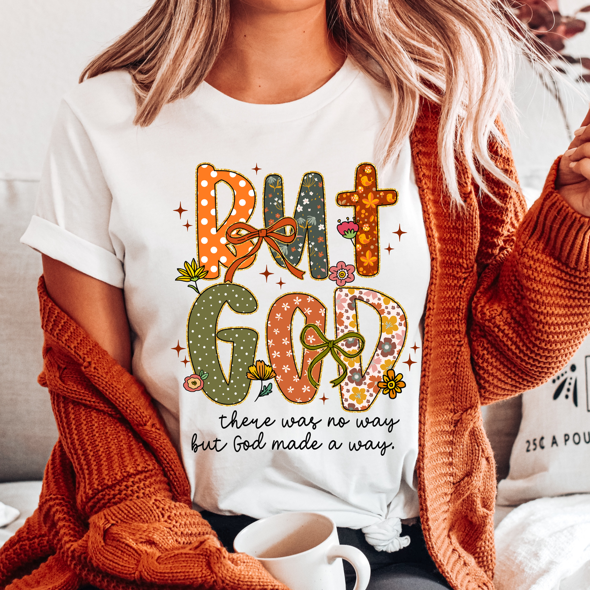But God Dtf shirt transfer