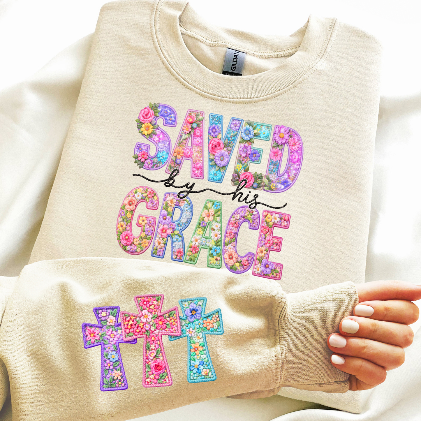 Safe by his grace Dtf Shirt Transfer