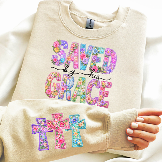 Safe by his grace Dtf Shirt Transfer