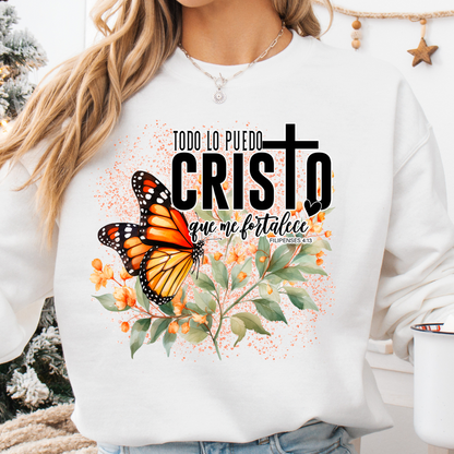 Todo lo puedo en Cristo DTF Shirt Transfer