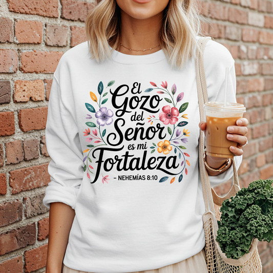 El gozo del Señor es mi fortaleza DTF Shirt Transfer