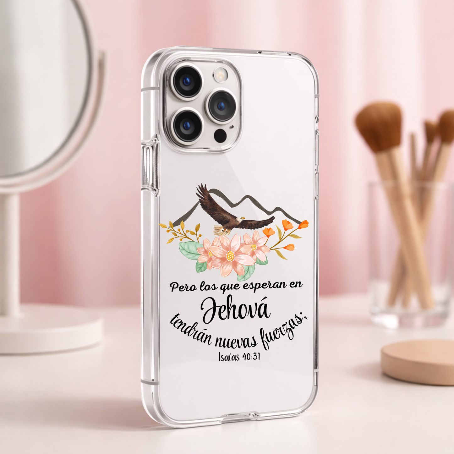 Pero los que esperan en Jehová Cellphone Uv Dtf Decal