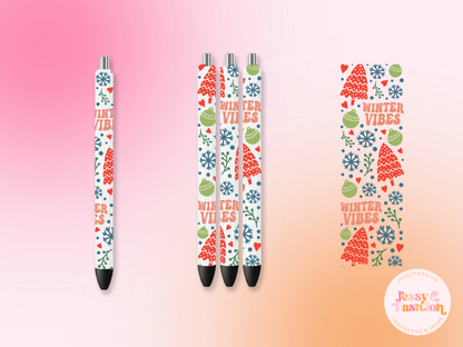 Winter Vibes UV DTF PEN WRAP