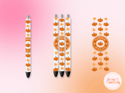 Pumpkin Spice Life UV DTF PEN WRAP