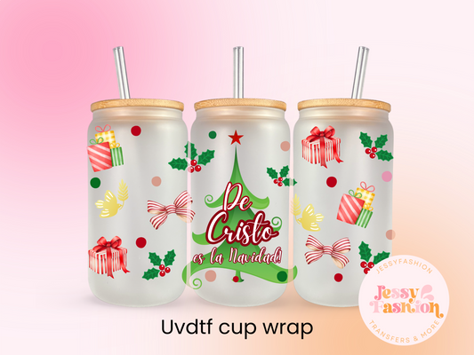 De Cristo es la navidad UV DTF