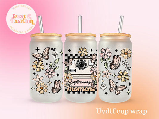 Capture every moment UV DTF CUP WRAP