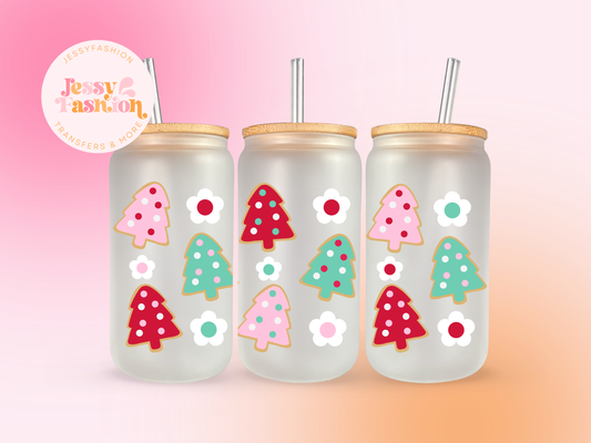 Christmas Cookies UV DTF CUP WRAP