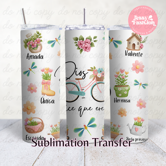 Dios dice que eres... Sublimation transfer