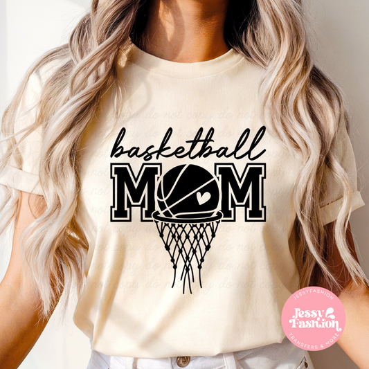 Basketball MOM Screenprint (Hotpeel)