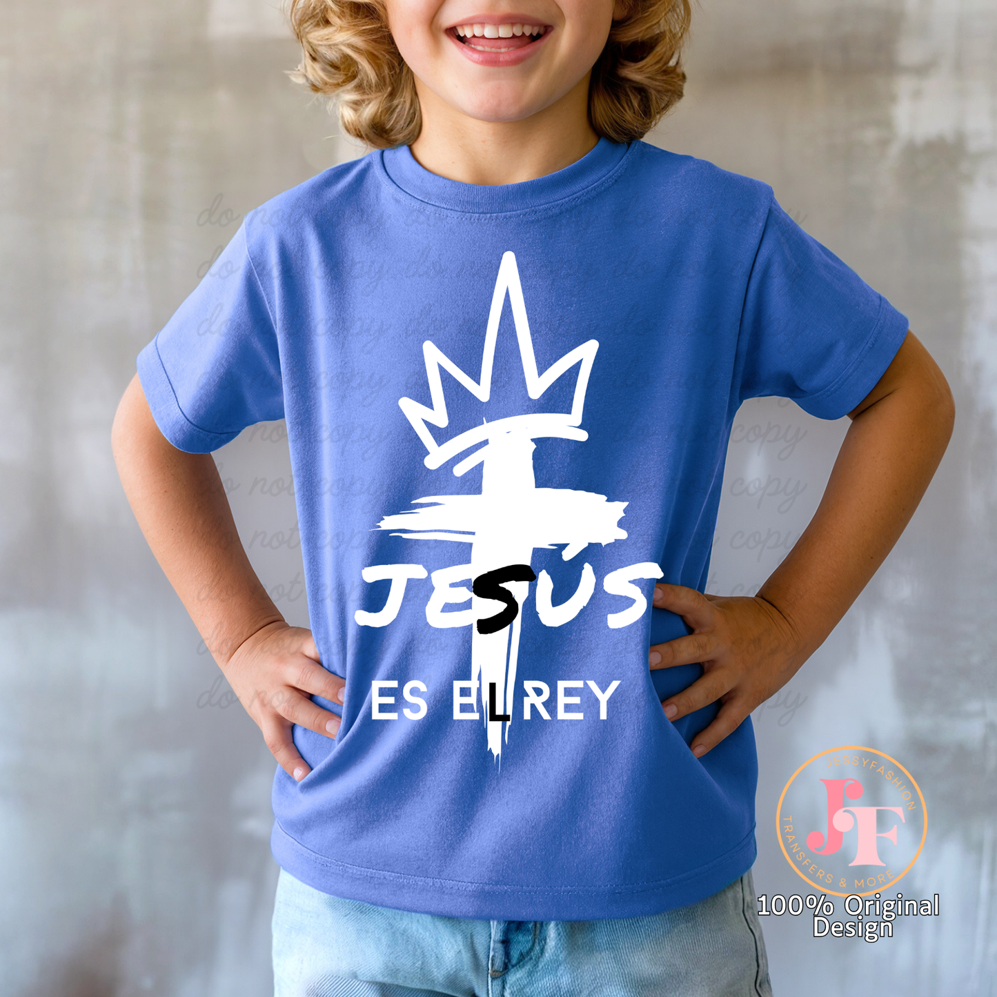 Jesús es el Rey Dtf Shirt Transfes