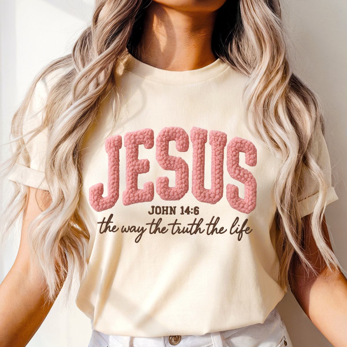 Jesus the way the truth Dtf Shirt Transfer