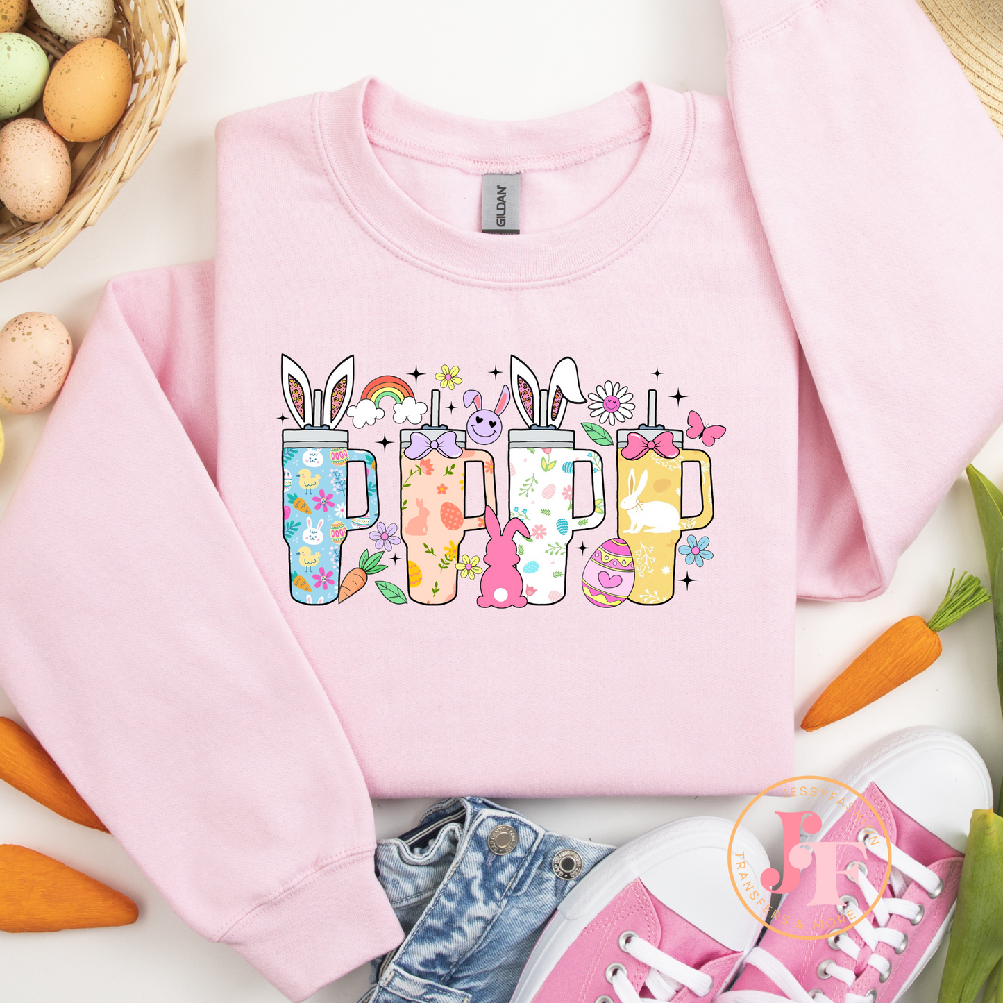 Easter cups DTF Shirt Transfer