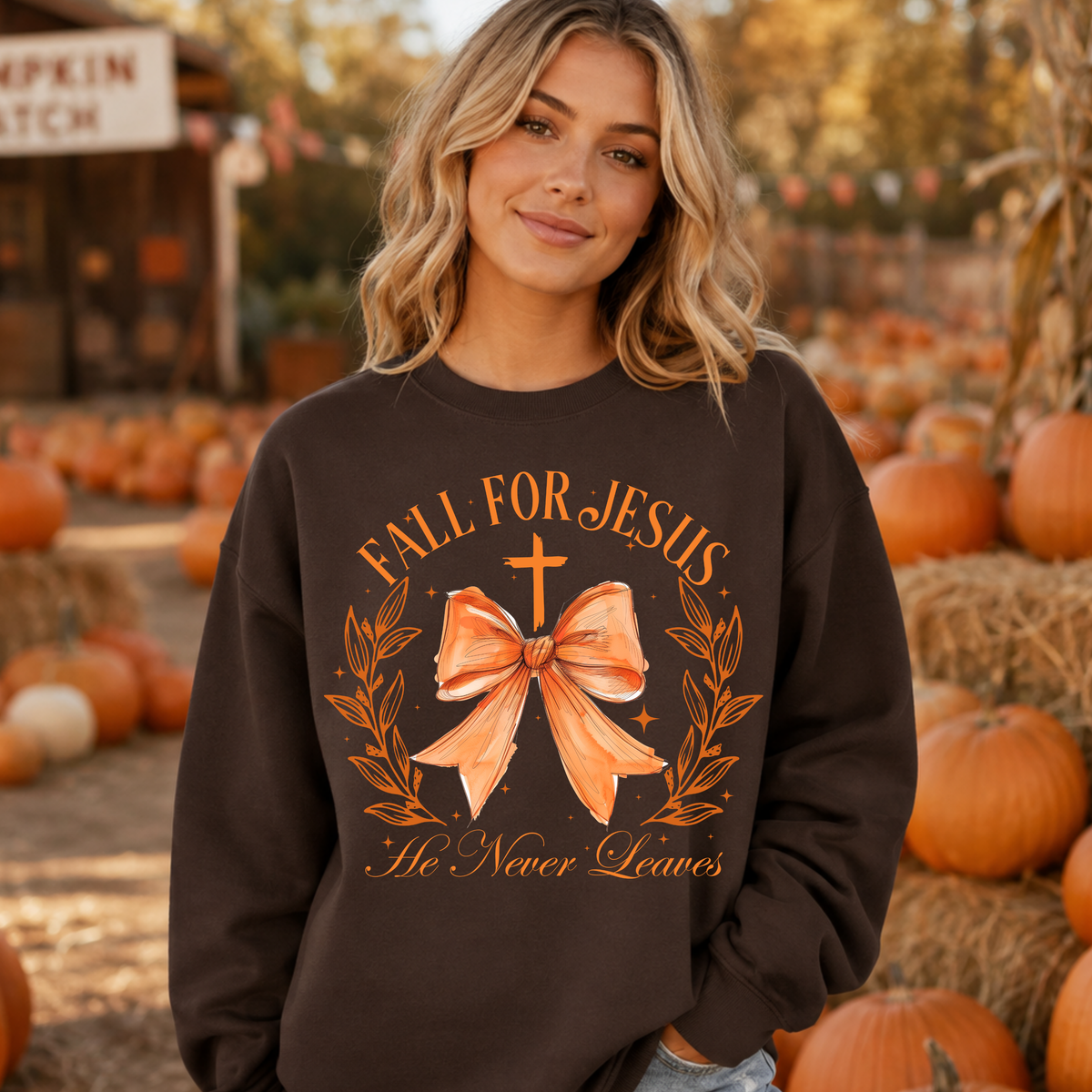 Fall for Jesus DTF Shirt Transfer