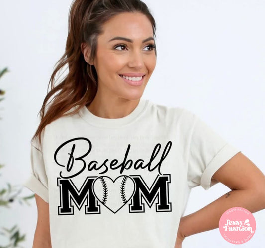 Baseball MOM Screenprint (Hotpeel)
