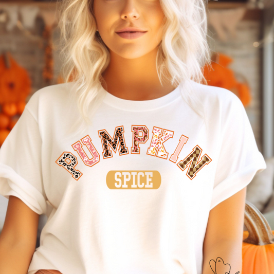 Pumpkin Spice DTF Shirt transfer