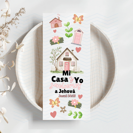 Mi casa y yo! Uv Dtf Bookmark