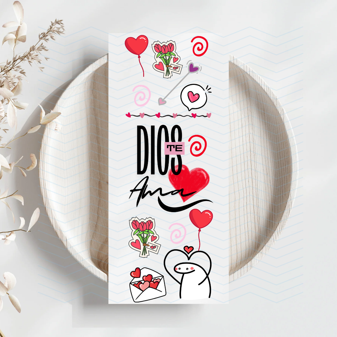 Dios te Ama Uv dtf Bookmark