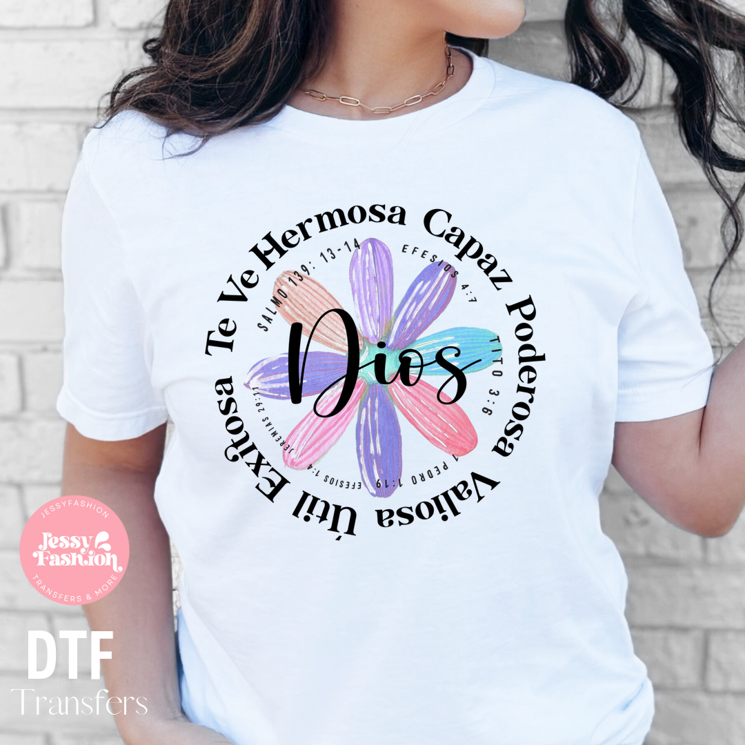 Dios te ve... DTF Shirt Transfer