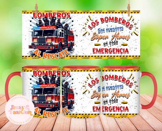 Bomberos mug 11oz Sublimation transfer