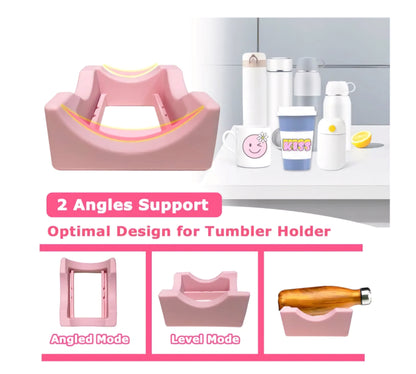Silicone Cup Cradle with squeegee