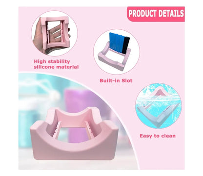 Silicone Cup Cradle with squeegee