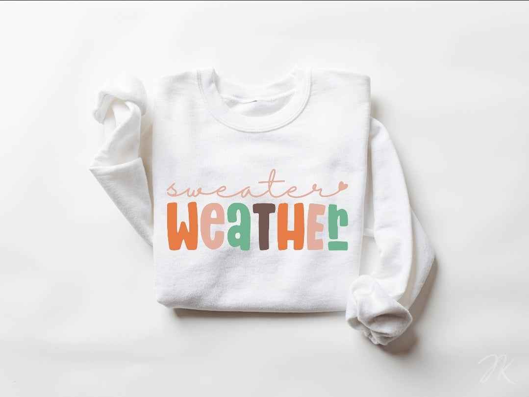 Sweater Weather DTF Shirt transfer