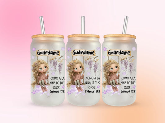 Guardame, Como A la Niña De Tus Ojos UV DTF CUP WRAP