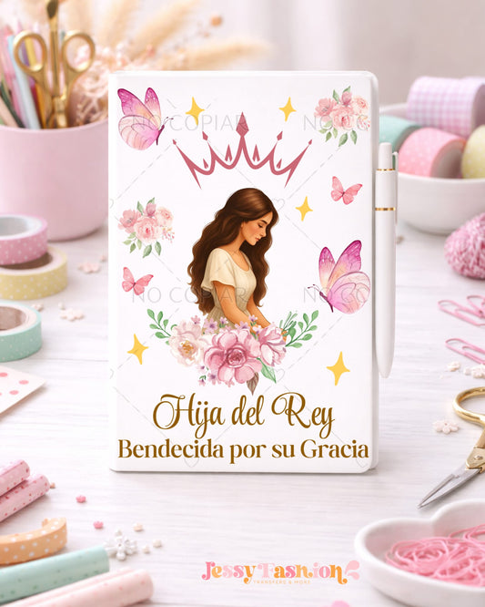 Hija Del Rey UV dtf notebook