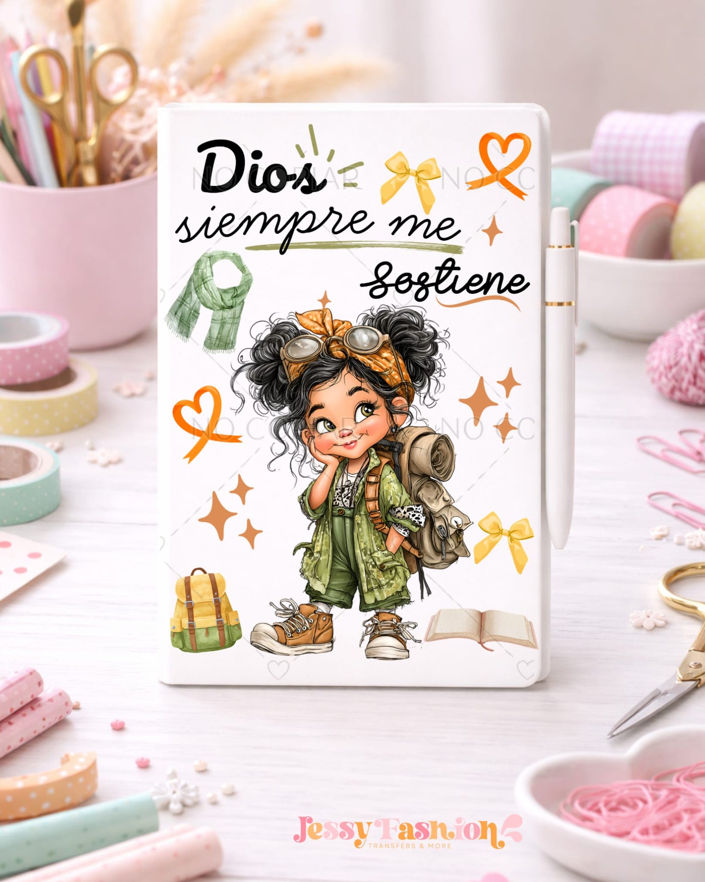 Dios Siempre Me Sostiene UV dtf notebook