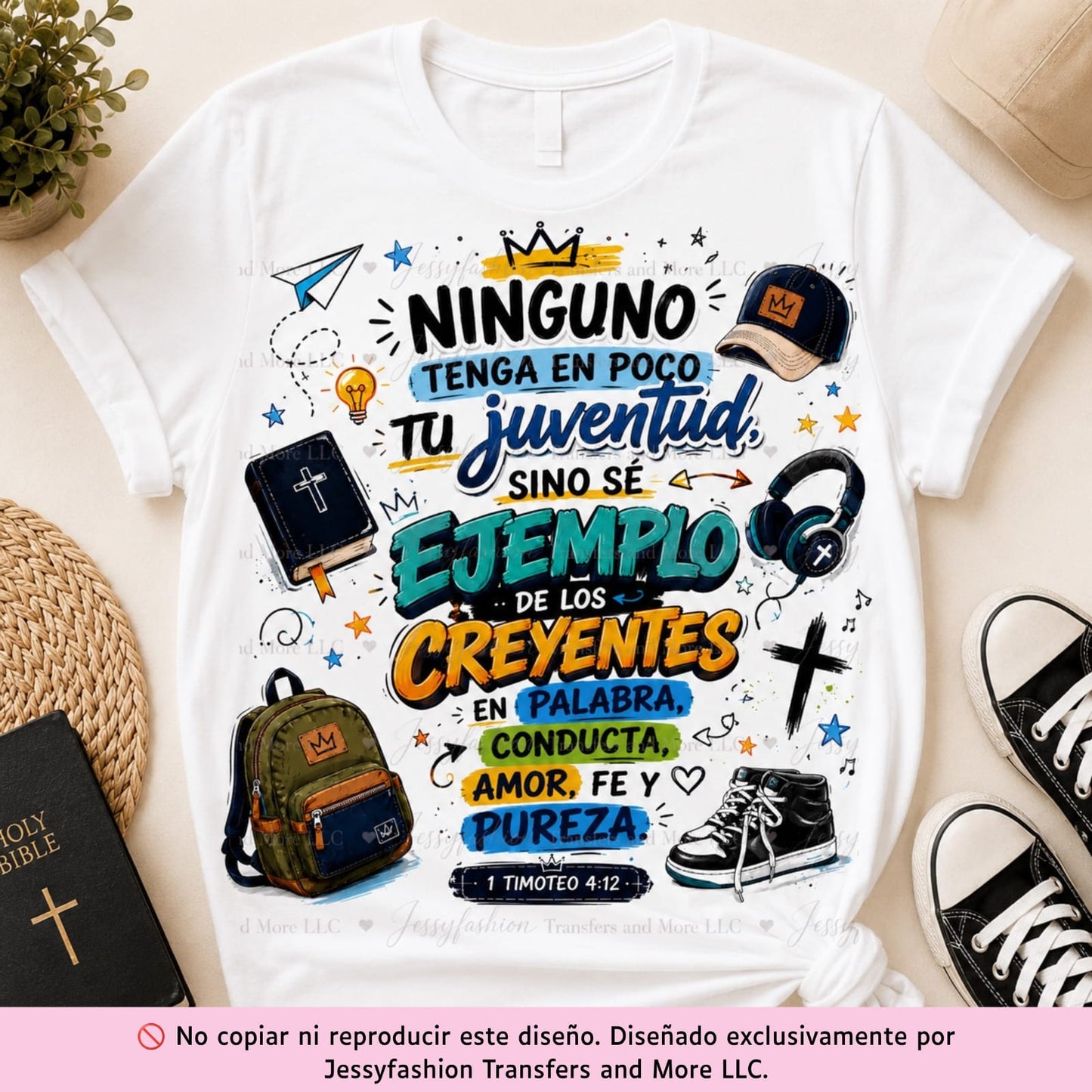 Ninguno Tenga En Poco Tu Juventud Dtf shirt transfer