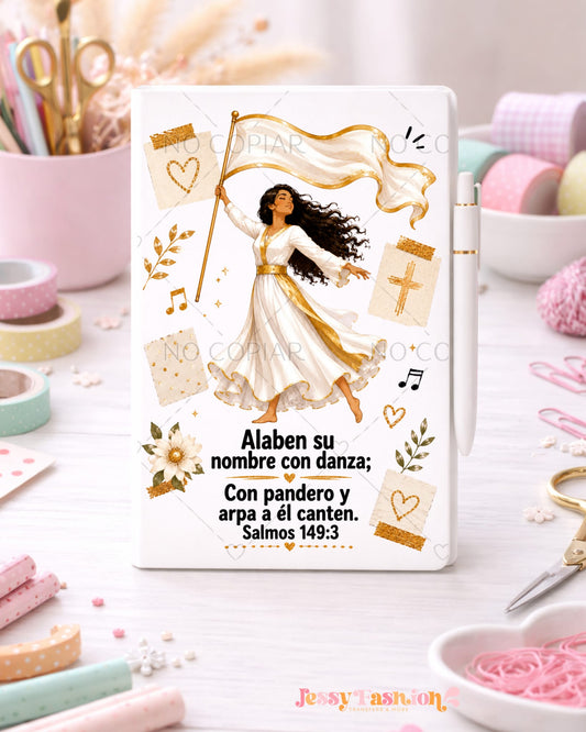 Alaben Su Nombre Con Danza UV dtf notebook